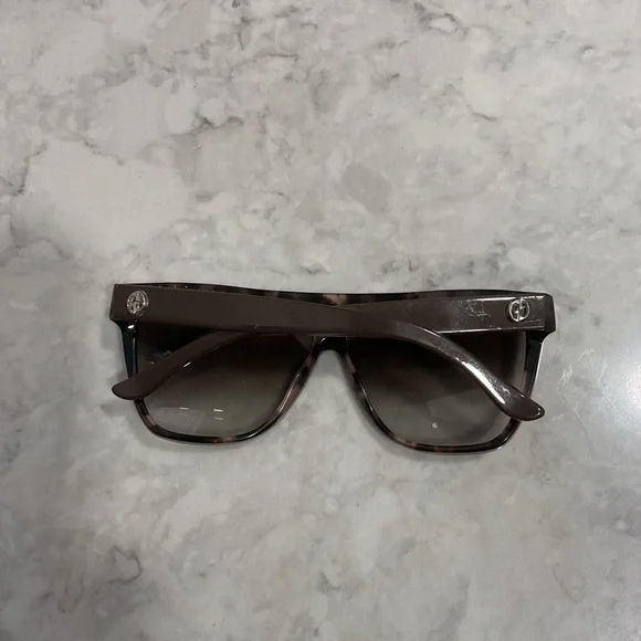 Gucci Vintage Logo Havanna Brown Aviator Sunglasses Y2K, GG 3540/S, 61 10 140 - Picture 5 of 8